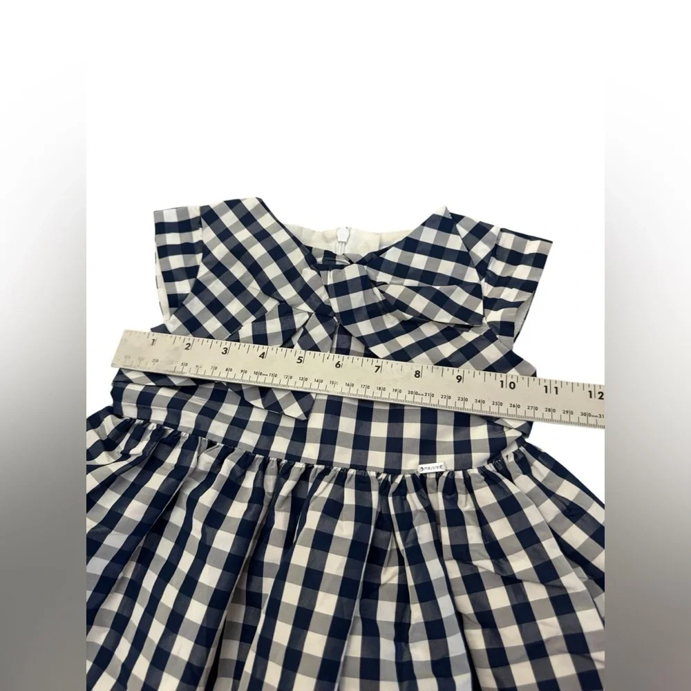 Mayoral Navy Gingham Dress Girls 2T